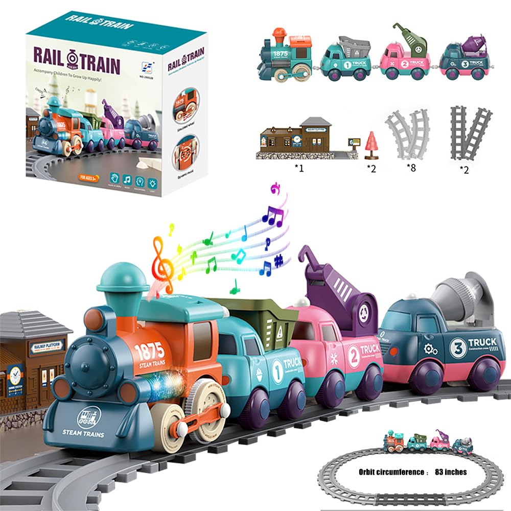 Amazon.com: Yositochuan Kids Electric Train Toys with Tracks