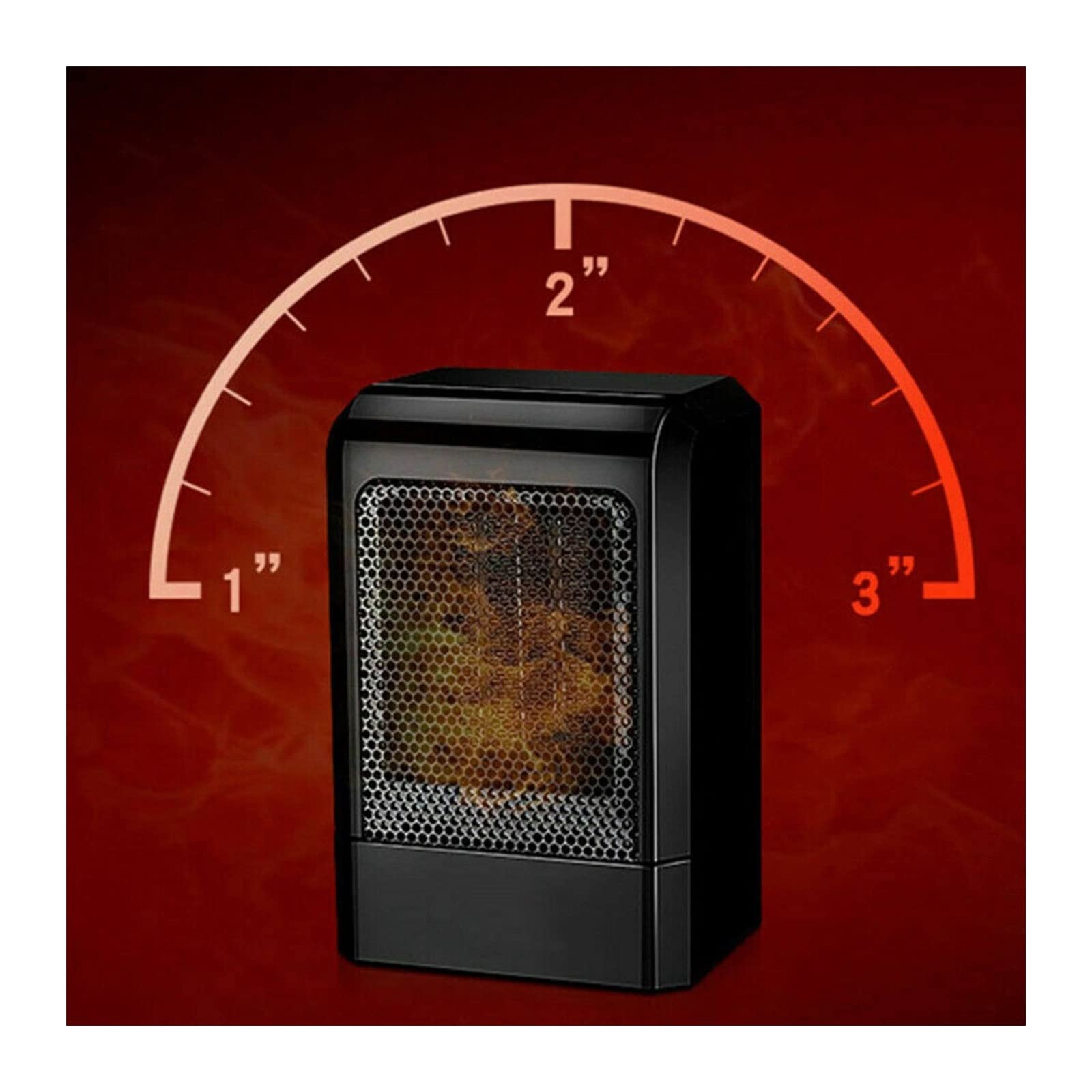 calefactor portátil Calentador eléctrico Espacio en el hogar Calefacción Ventilador portátil Silencio Invierno Equipo de mantenimiento de calor termostato del radiador