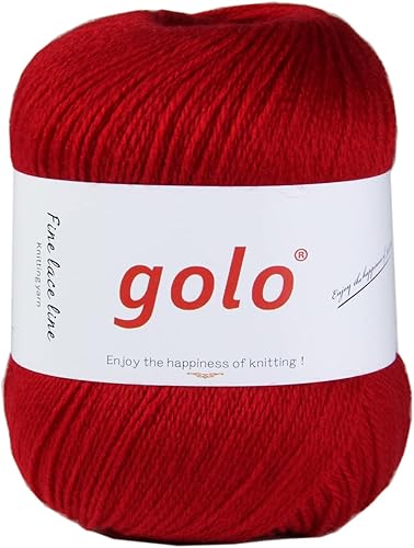 Miniatura 6 de golo Lana merino para tejer hilo de cachemira de 3 capas para ganchillo hilo de ganchillo