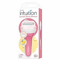 Vista 1 de Schick Intuition Lemon Berry Breeze Razors for Women 1 Razor & 2 Intuition Razor Blades Refill with Organic Lemon
