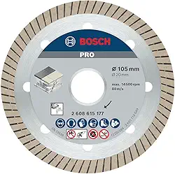 Bosch Disco Diamantado PRO Porcelanato Turbo 105 x 20mm