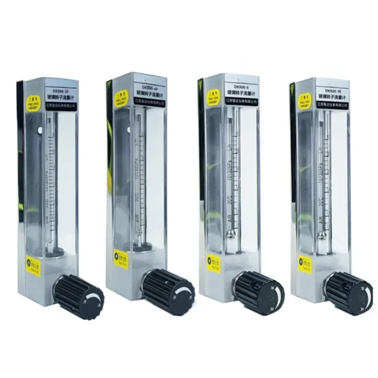Medidor de flujo de Rotor de vidrio líquido DK800, instrumento de precisión de acero inoxidable, propano, agua pura, aceite de metanol, 1 ud.(DK800-8 B)