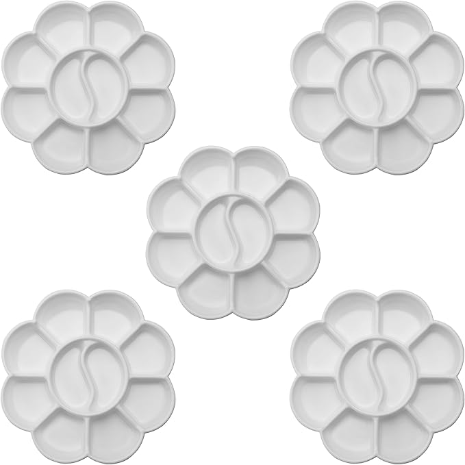 Vivanta Pack of 5 Paint Pallet Tray, Painting Pallete, 10