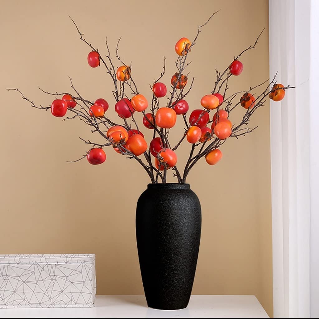 Amazon.co.jp: 造花 造花 シミュレーション柿 フルーツ 秋の花の