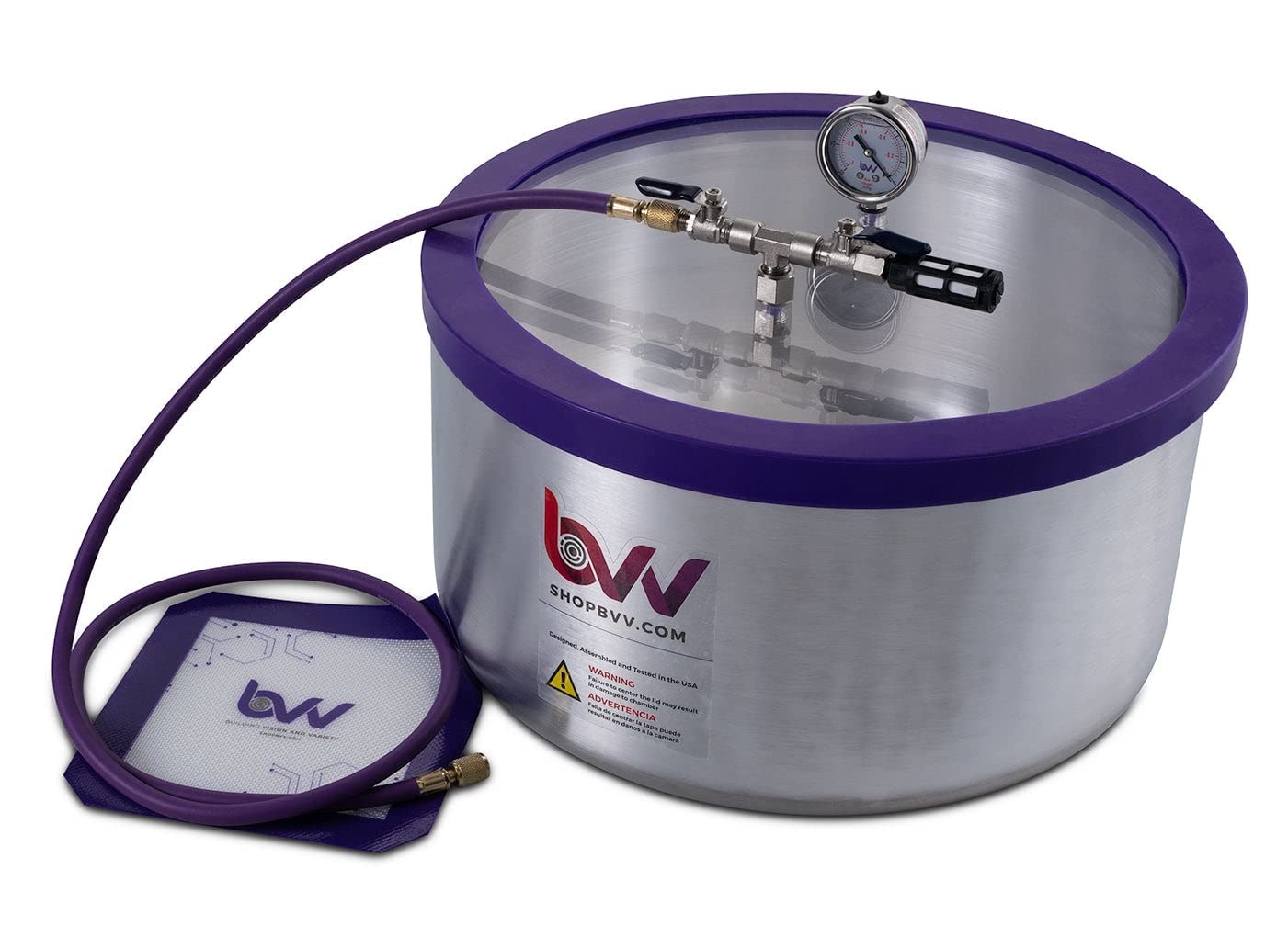 7 Gallon Aluminum Vacuum & Degassing Chamber - Best Value Vacs