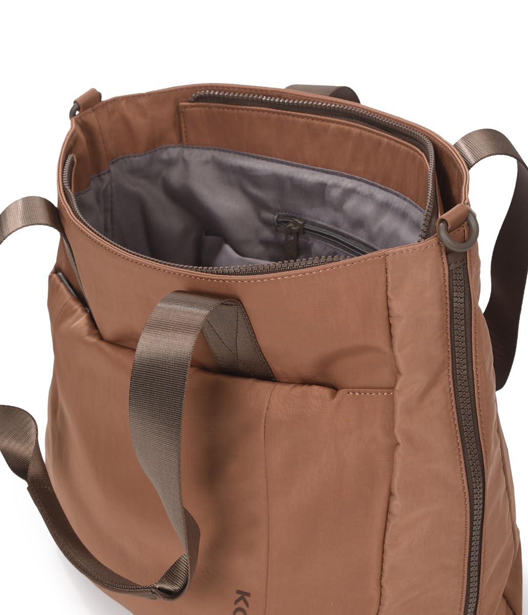 KCB Shopper Balloon | Diseño Funcional y Gran Capacidad | Compartimento Acolchado para Tablet o Portátil | Bolsillos de Acceso Rápido | Asas Ajustables | 100% Vegano