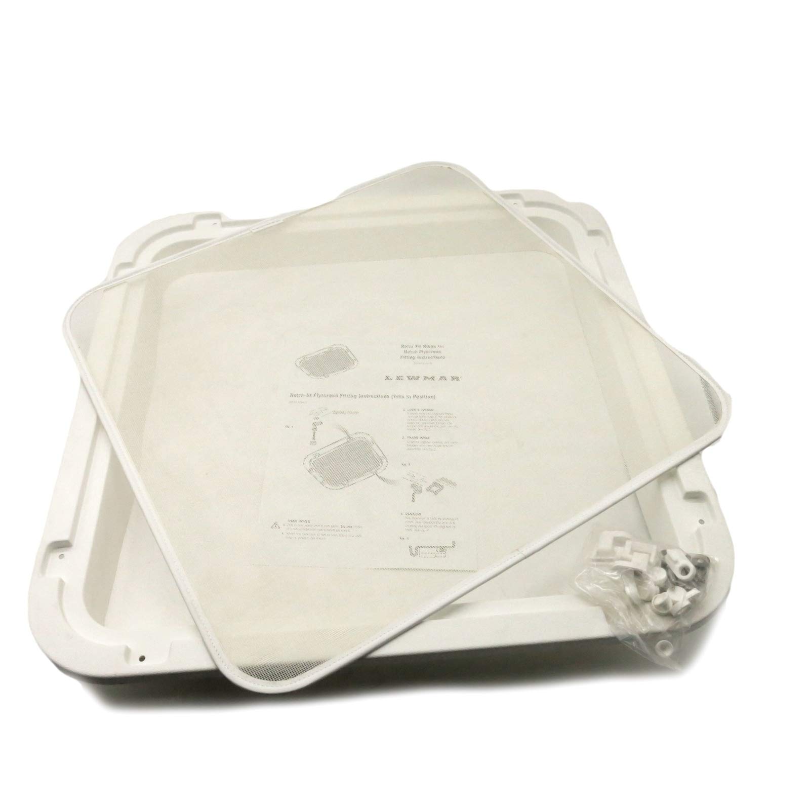 Lewmar Size 60 Hatch Trim Kit - White, Exact Match Replacement Part, Seamless Installation - 367660252