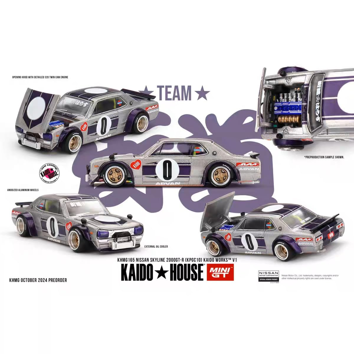 Amazon | 1/64 KAIDO HOUSE MINI GT 街道ハウス skyline 日産 