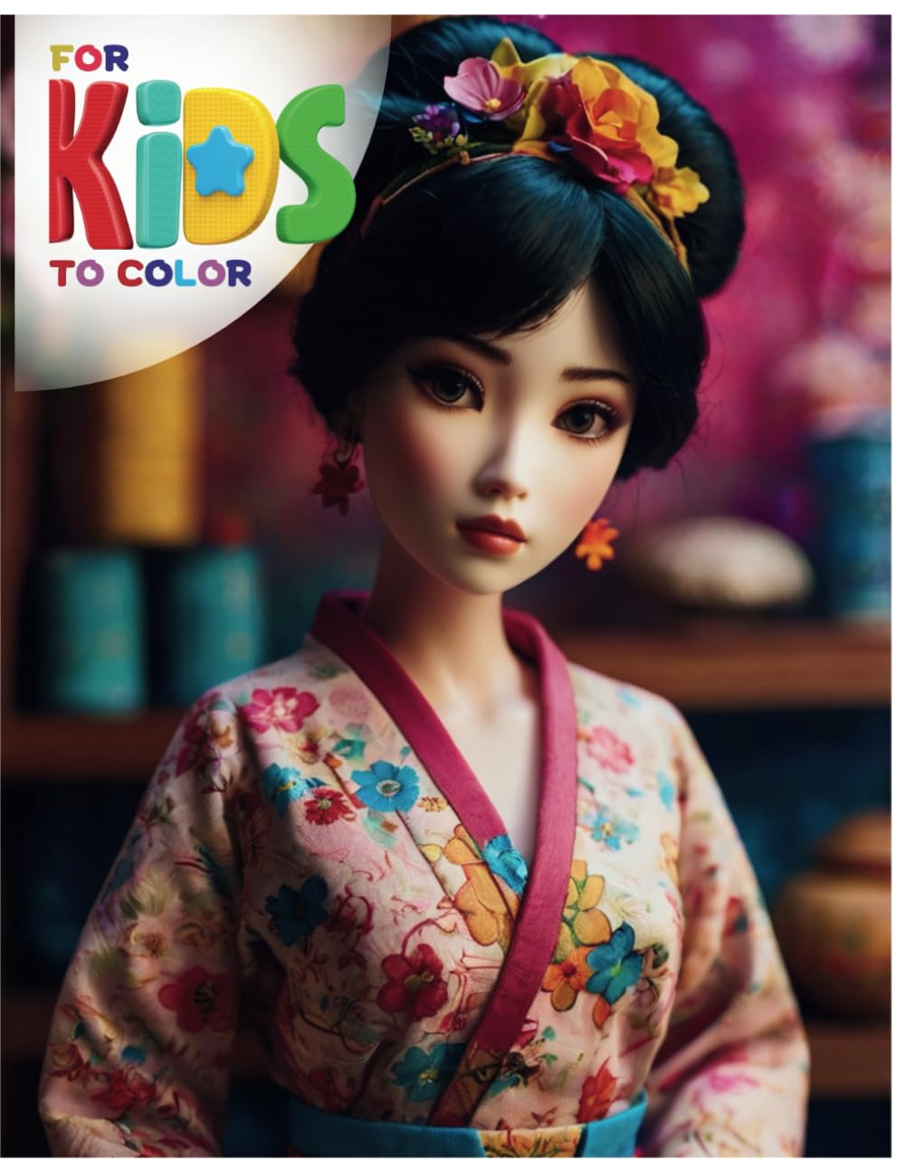 A Magical World of Girls: Color and Have Fun!: Unleash Your Creativity with Fun and Whimsy