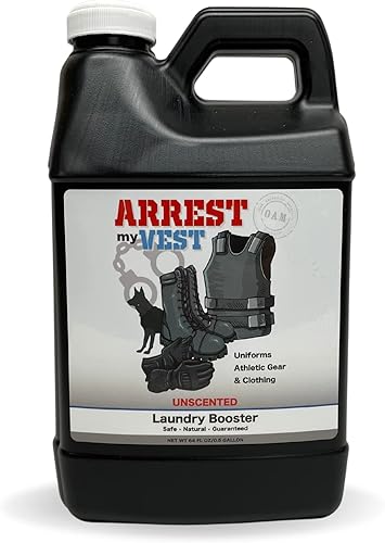 Arrest My Vest Desodorizante de grado militar para un fuerte olor para eliminar el olor a sudor de la ropa, uniformes, equipo de policía y todas las