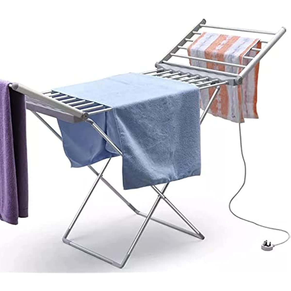 Amazon | 20バー電気加熱衣類乾燥機エアラー、ポータブル折りたたみ