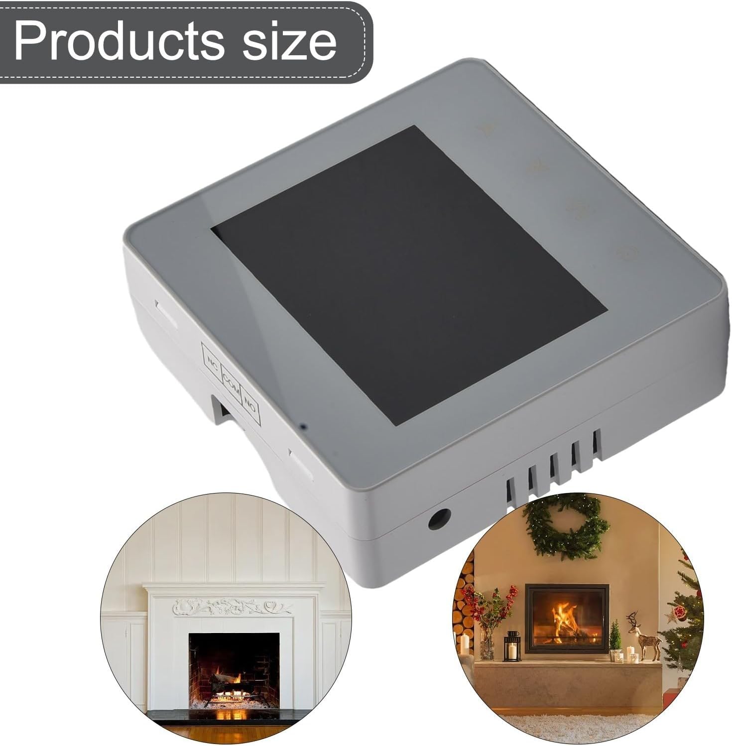 Termostato WiFi, termostato Tuya alimentado por batería, termostato programable inteligente, termostato WiFi montado en la pared de la aplicación Caldera Smart Life compatible