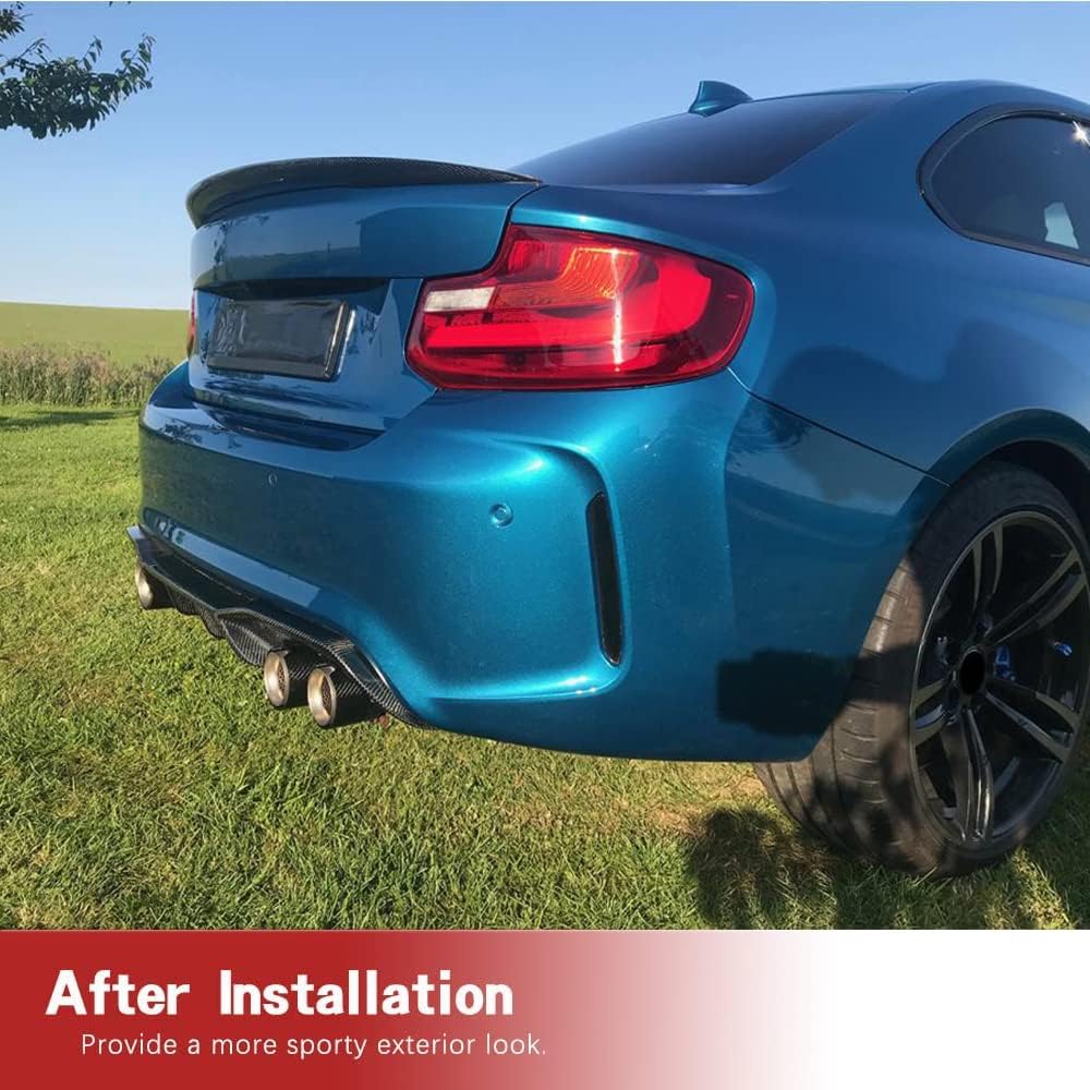 Carbon Fiber Rear Diffuser for BMW 2 Series F87 M2 2016-2020 Coupe 2Door Rear Bumper Cover Lower Lip Spoiler Factory Outlet