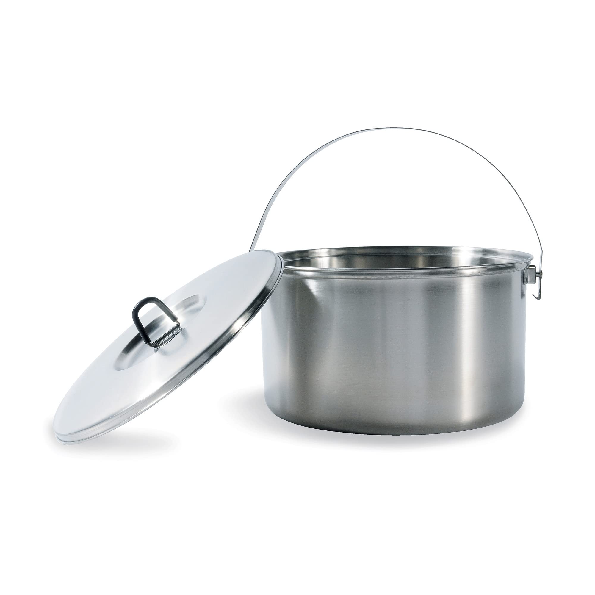 Tatonka Family Cook Set L (4-teilig) - Camping-Kochgeschirr aus Edelstahl - Bestehend aus Einer Pfanne und 3 Töpfen mit Deckel