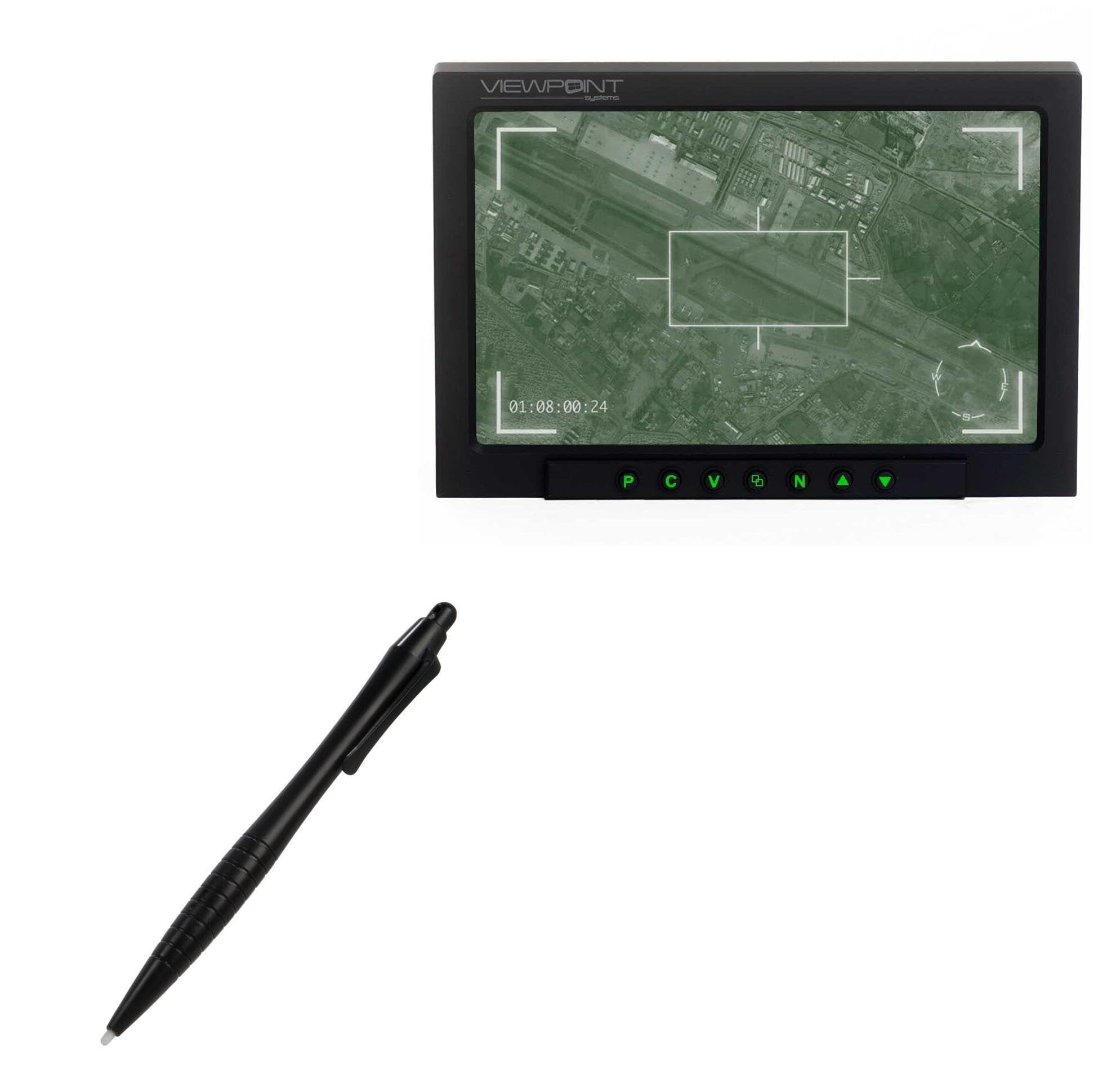 BoxWave Stylus Pen Compatible with ViewPoint Systems VPT-10HD-MIL (10.6 in) - DirectTip Resistive Stylus, DirectTip Resistive Stylus - Jet Black