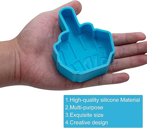 Miniatura 4 de Divertido molde de silicona F Bi-den para automóvil, molde de fundición de resina epoxi para perlas aromáticas, jabón, dulces, hornear, bricolaje,