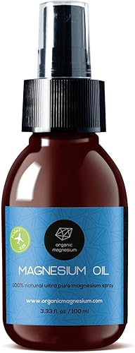 Aceite en aerosol de magnesio  Cloruro de magnesio tópico 100% puro para calambres en las piernas del fondo marino antiguo de Zechstein  Perfecto