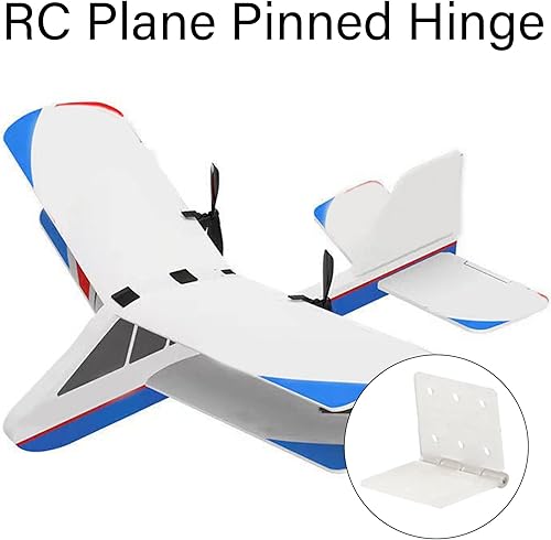 Miniatura 3 de Bstinay 50pcs 0.630x1.102in RC avión pin bisagra modelo avión avión piezas reemplazo