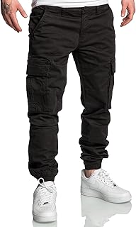 REPUBLIX R7020 Men's Jogger Cargo Chino Jeans Trousers