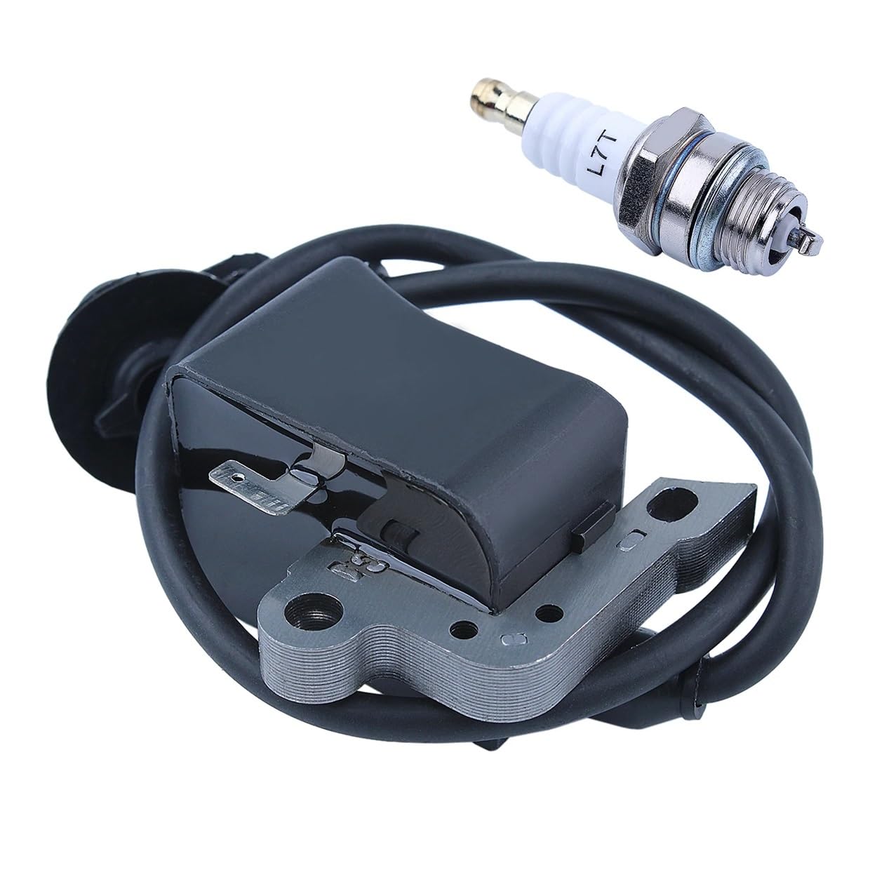 Bobina de Encendido con bujía L7T for Stihl TS400 TS460 Sierra de Corte 51 55 61 66 261 262 Reemplazo de recortadores