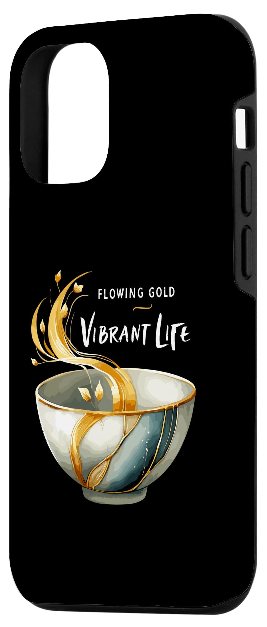 iPhone 15 Kintsugi Kintsukuroi Imperfect Japanese Art Wabi Sabi Case - Image 2