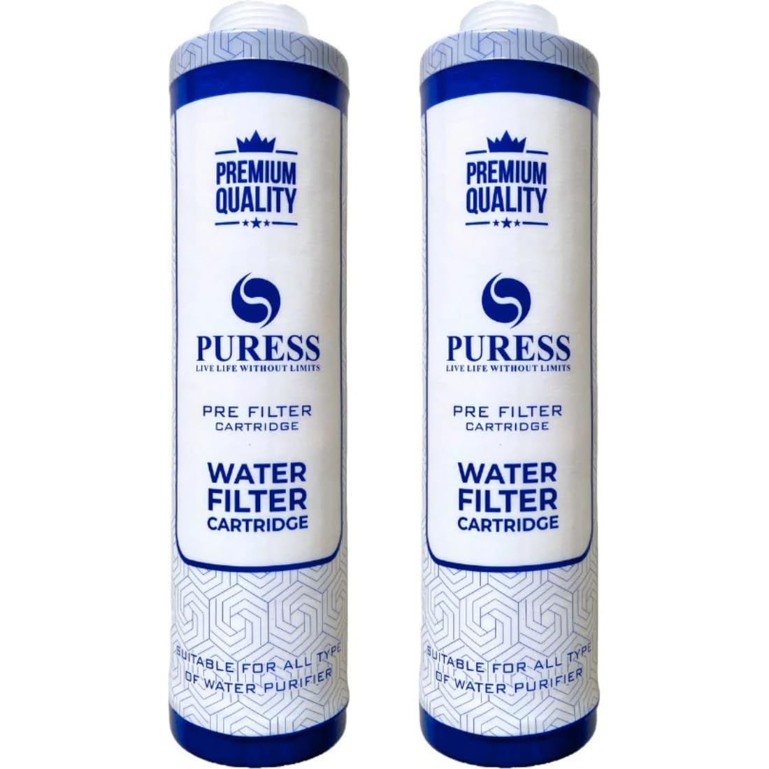9" Threaded Pre Filter Cartridge|PP Yarn Wound | Housing for All Types RO Water purifiers Replacement Water Filter Candle|Premium Water Filter Cartridges|Pre-Filter Elements| 2-Pack Set-image-28