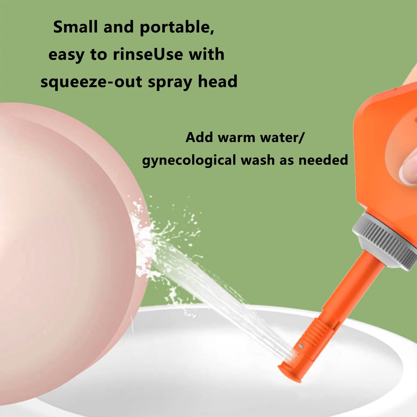 Good Design Made in Xiamen Customs Colors Handheld Sprayer Portable Perineal Wat