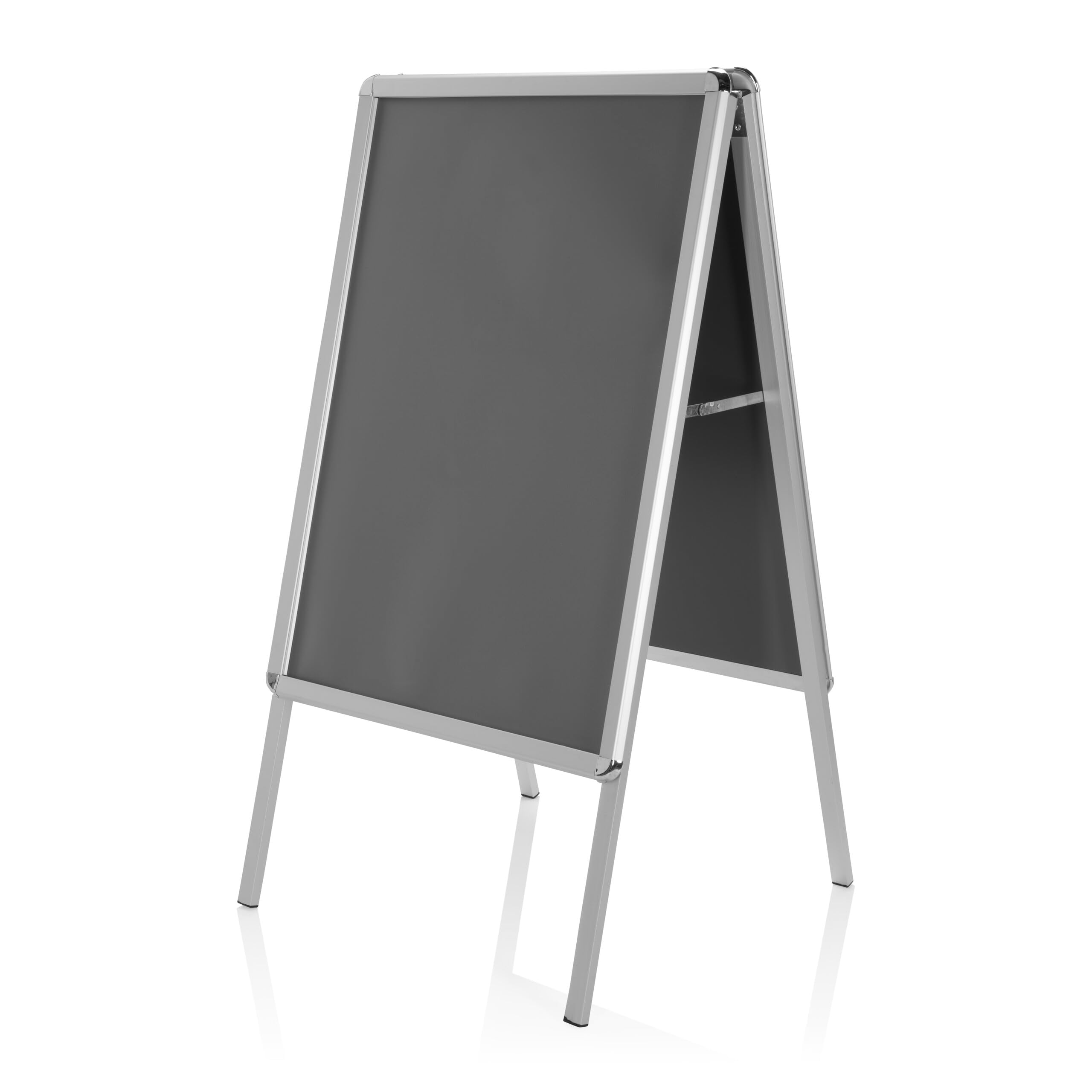 hjh OFFICE Kundenstopper A1 wetterfest AGENDA II Plakataufsteller Werbetafel beidseitig nutzbar mit Alu-Rahmen