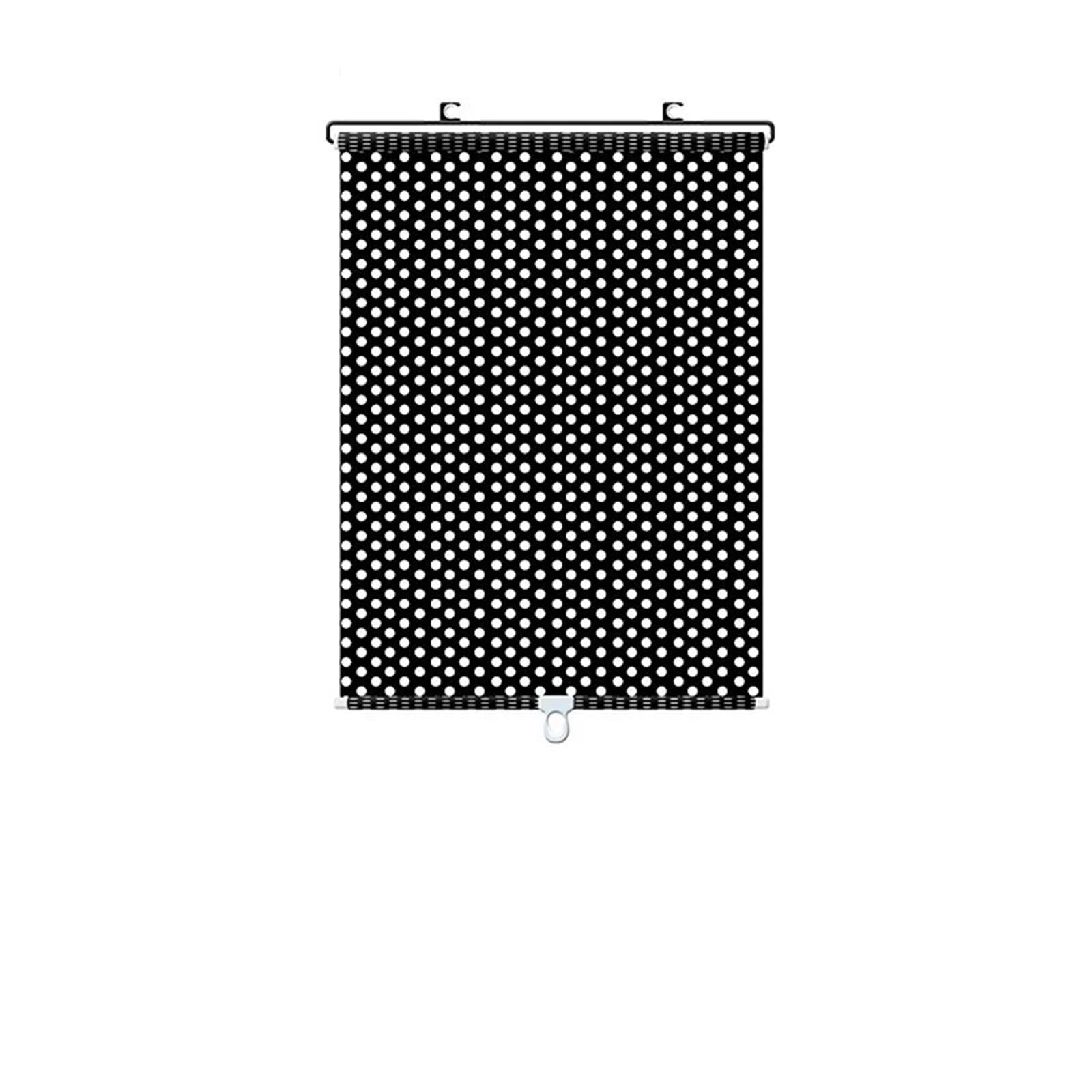 No Drill Blind Household Glass Shade Blinds Windows Shade Visor Suction Cup Design No Drilling Bathroom Sunblind Sun Shade For Window Car Home(Black 40cm x 125cm)