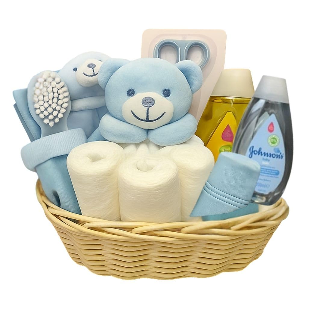 Coffret Cadeau Naissance Fille Coffret Cadeau Pour Nouveau-né.Coposé D'une Serviette Apaisante,1 Doudou Lapin,1 Bavoir, En Coffret Cadeau Bébé Personnalisé