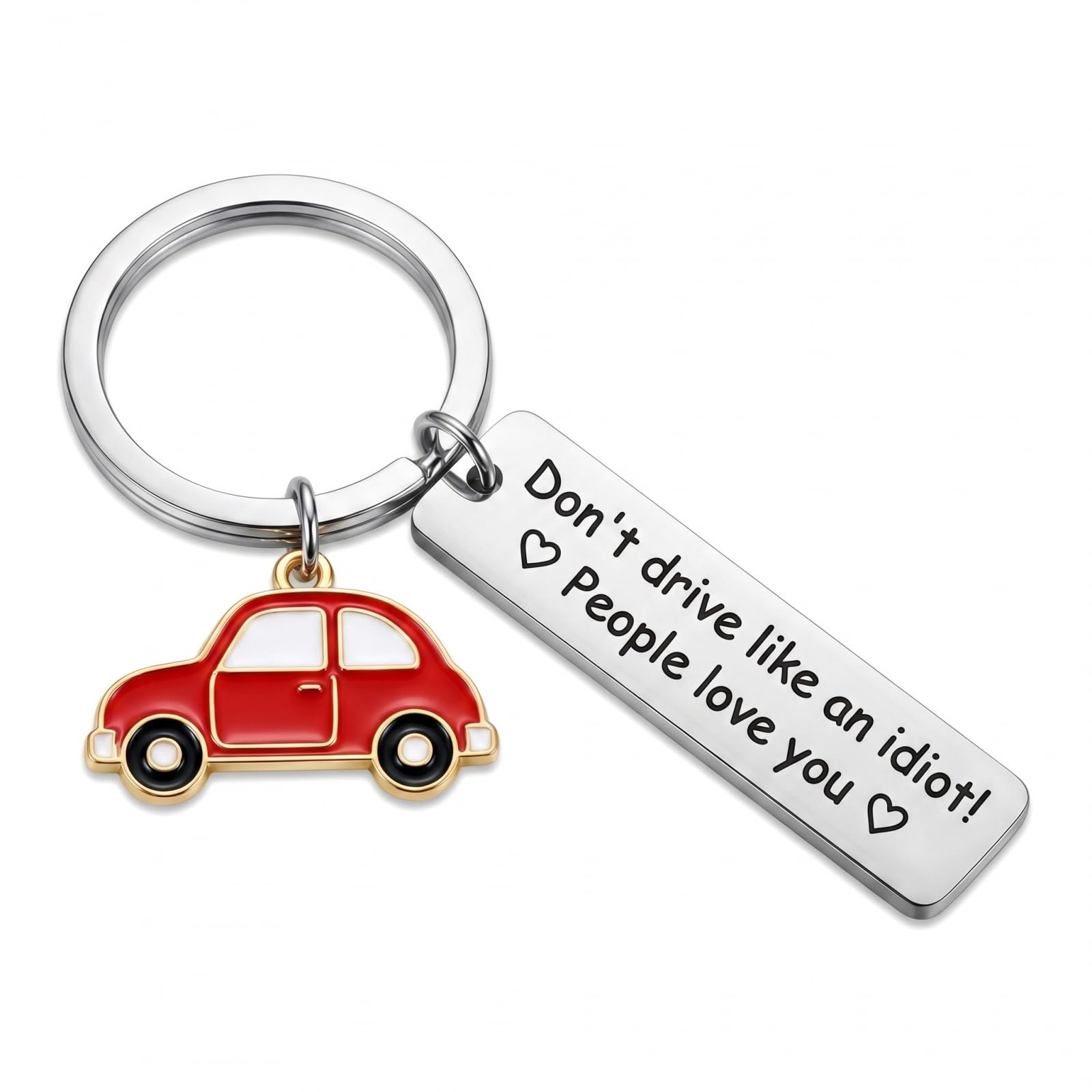 Culinavog Drive Safe Keyring Gifts for New Drivers, 17th Birthday Gifts for Girls Boys, Passed Driving Test Gifts Congratulations Keepsake for Daughter Son Boyfriend