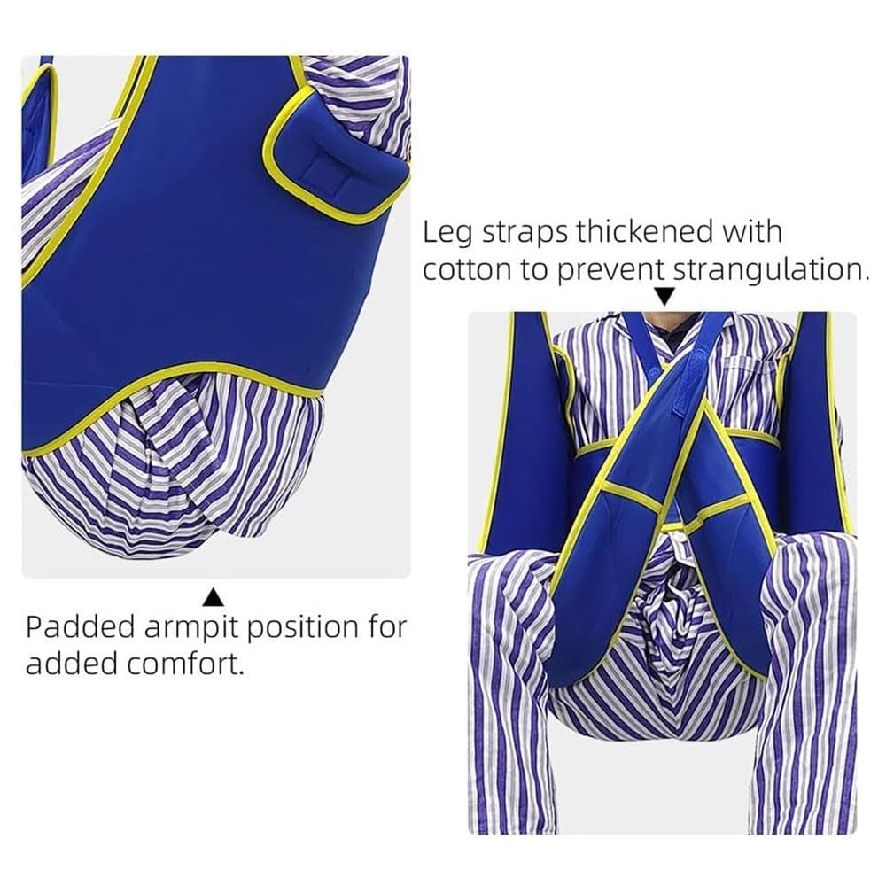 Arnés Elevación Paciente Cuerpo Completo, Grúa de Paciente, Eslinga De Elevación,para Posicionamiento Y Elevación De La Cama,Enfermería, Fácil de Usar Medium