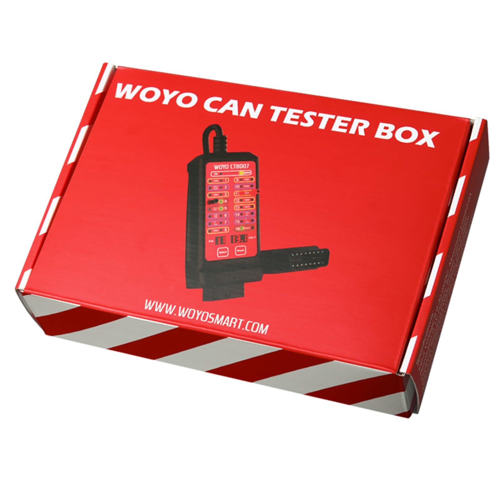 VOBOR CAN Bus Tester, OBD2 16-biegunowy Breakout Box do urządzenia diagnostycznego, rozpoznawania komunikacji CTB007 CAN Testbox