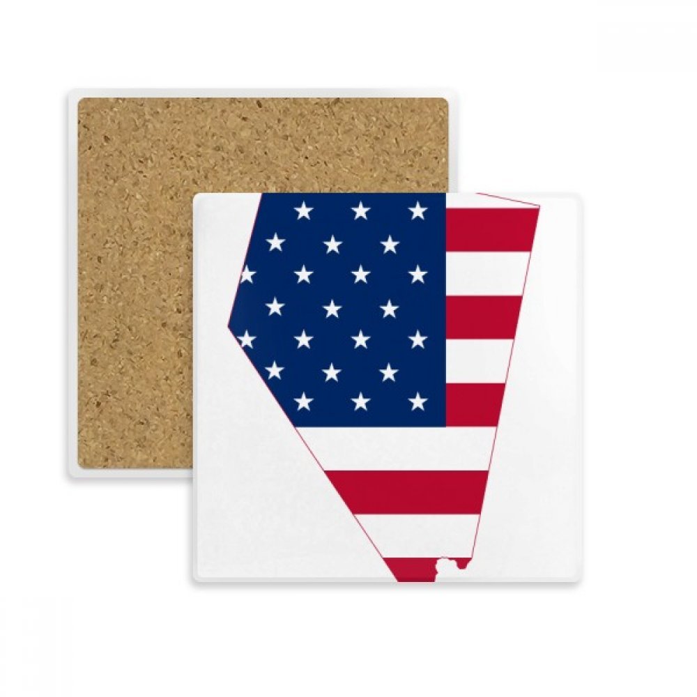 Coaster carré Nevada dessous de tasse absorbant en pierre