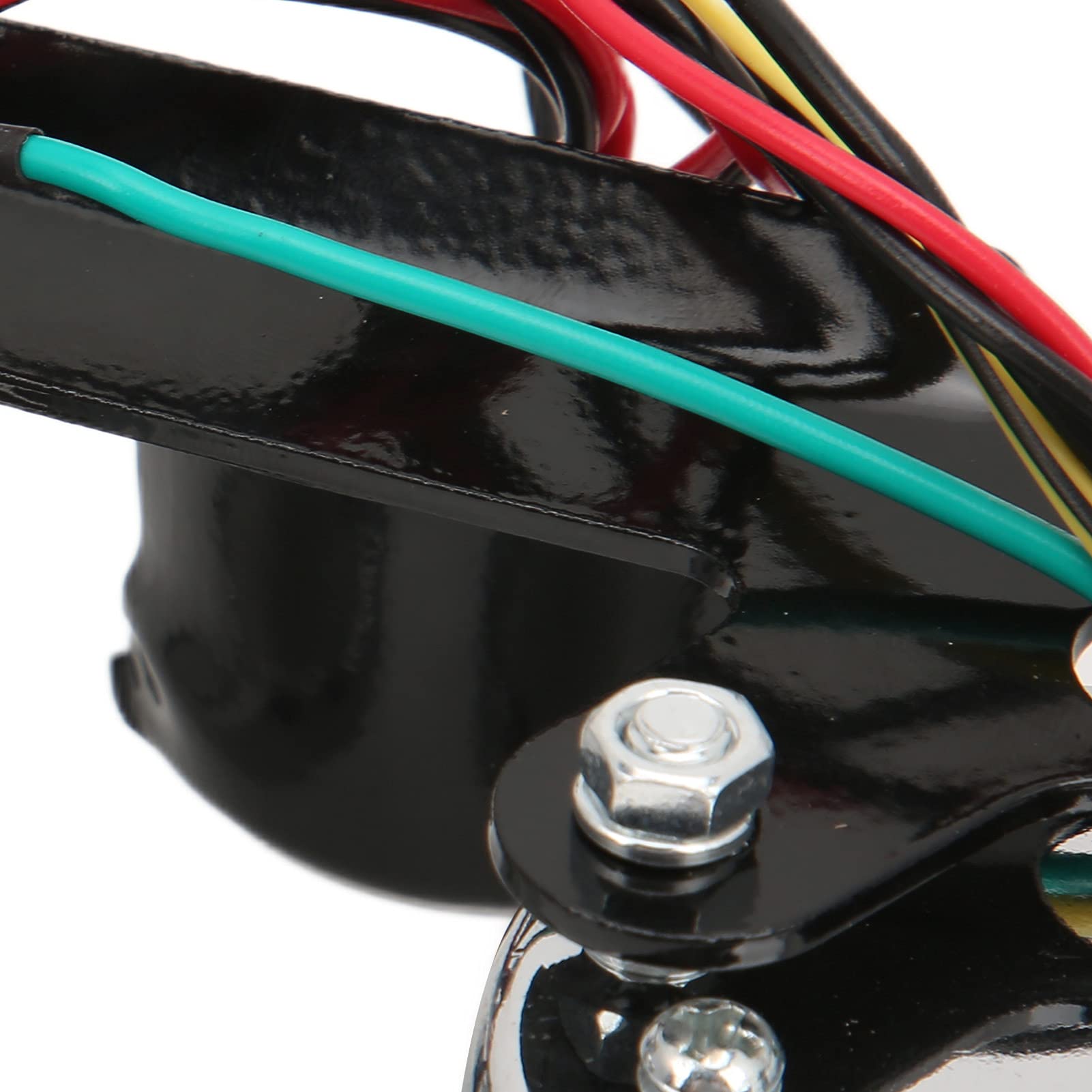 Contagiri per Moto Contachilometri Contachilometri 12V Retroilluminazione a LED, Robusto Materiale Metallico, Qualità Professionale, Misurazione Contachilometri 013000 Giri/min,
