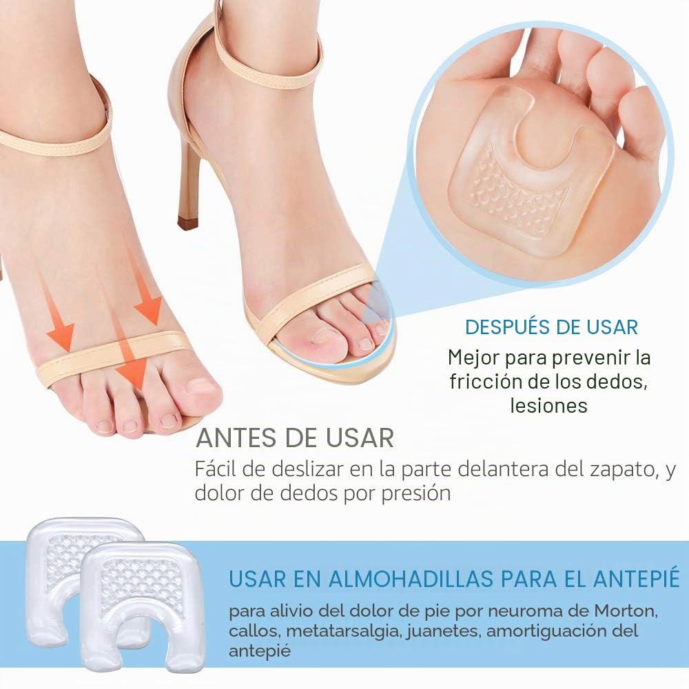 Sumifun Almohadillas para callosos, paquete de 10 protectores de maíz, cojines de callos de 1/8 pulgadas para frotar los zapatos