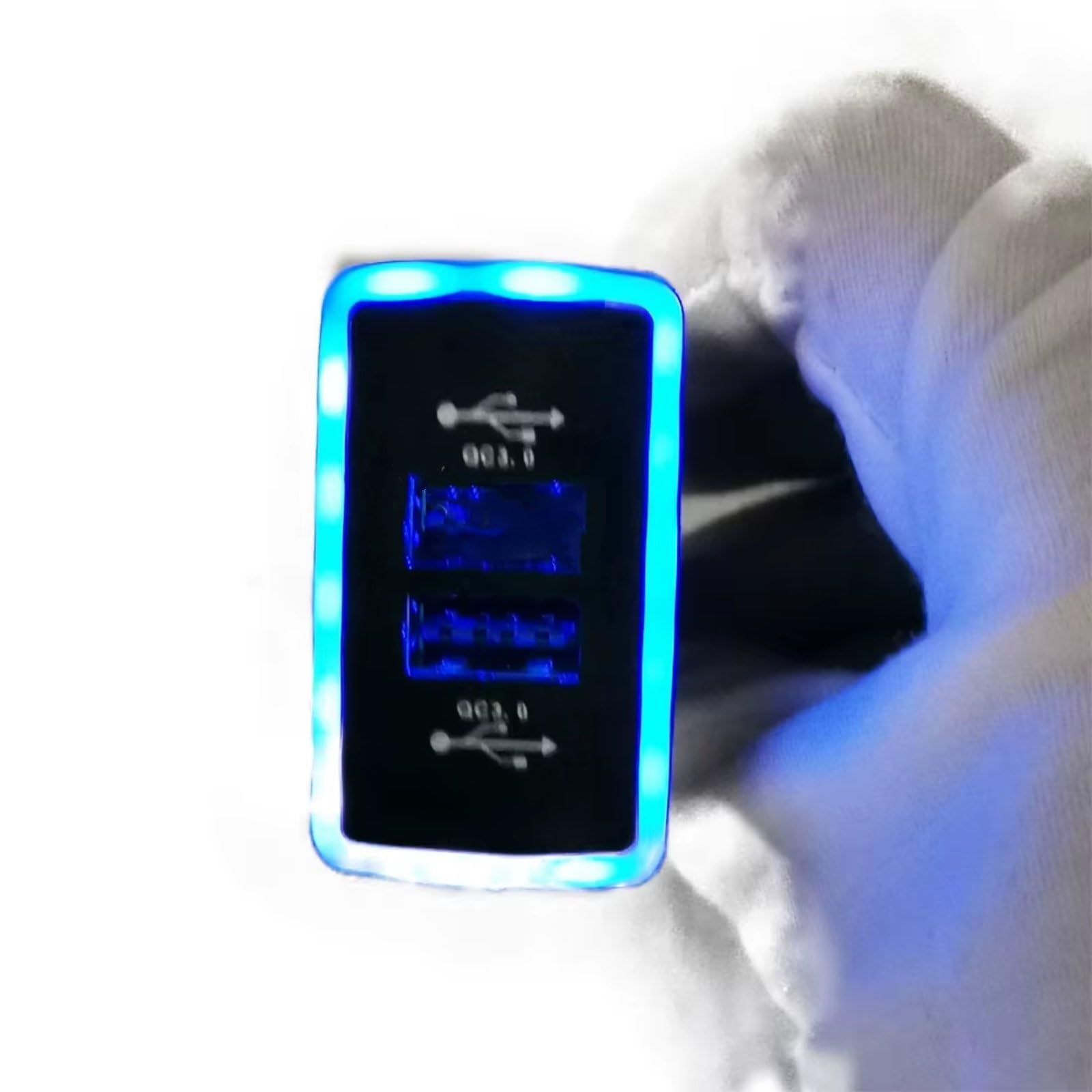 Conector USB Consola Compatible Con Hrv Para Vezel 2008-2013 Adaptador Salida Carga Teléfono QC3.0 Para Cargador Dual Coche Adaptador USB coche