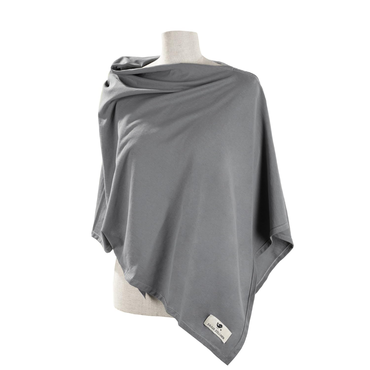 Julius Zöllner Couverture d'allaitement en 100% Coton Jersey Certifié Oeko-Tex Standard 100 Fabriqué en Allemagne Couleur Pierre Unie