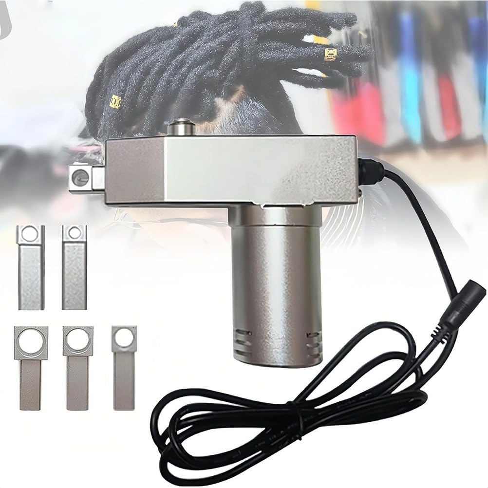 Dreadlocks Maker - natychmiastowe ręczne narzędzie do szydełkowania włosów do szybkiego przedłużania dredów, konstrukcja z 6 głowicami do łatwego zaplatania i stylizacji