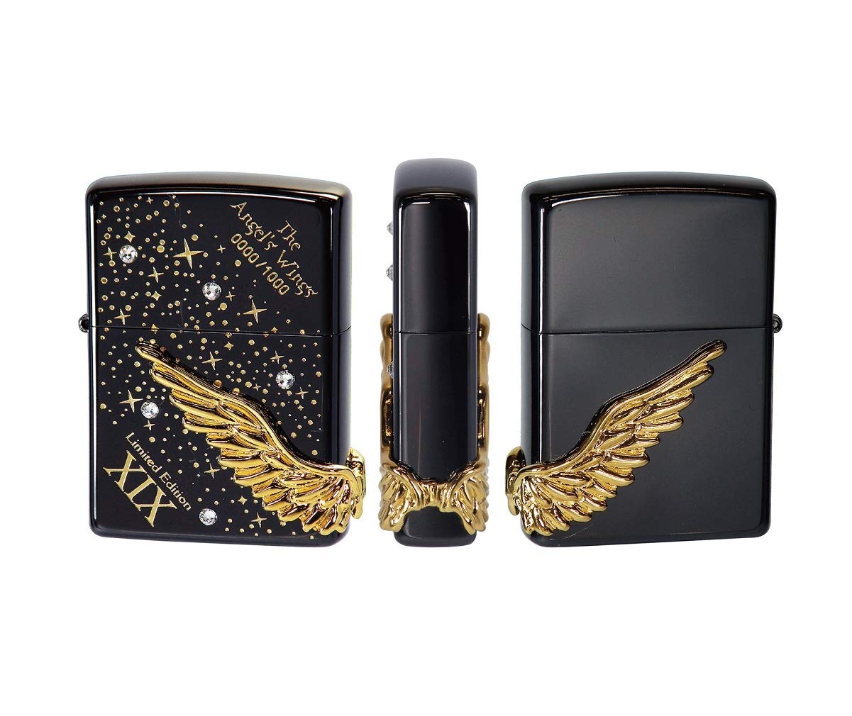 Amazon.co.jp: Zippo 喫煙具 イオンブラック 8.5×6×2.3cm NO200 