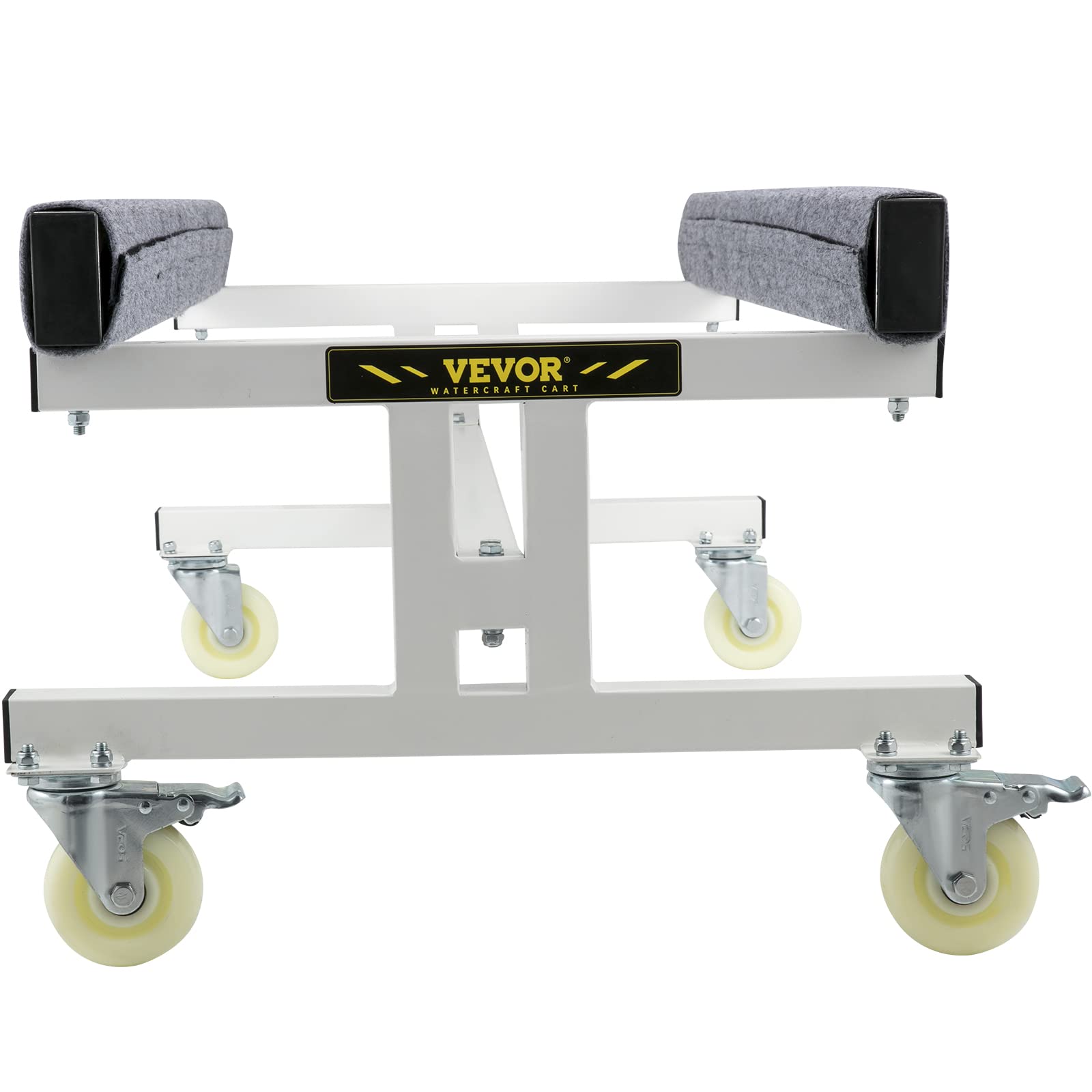 VEVOR Chariot de motomarine PWC, capacité 590 kg, Support de Jet Ski de Rangement pour Bateau à Largeur réglable avec 4 roulettes 2 Freins, Chariot de motomarine pour Bateau de pêche à Ski, voilier
