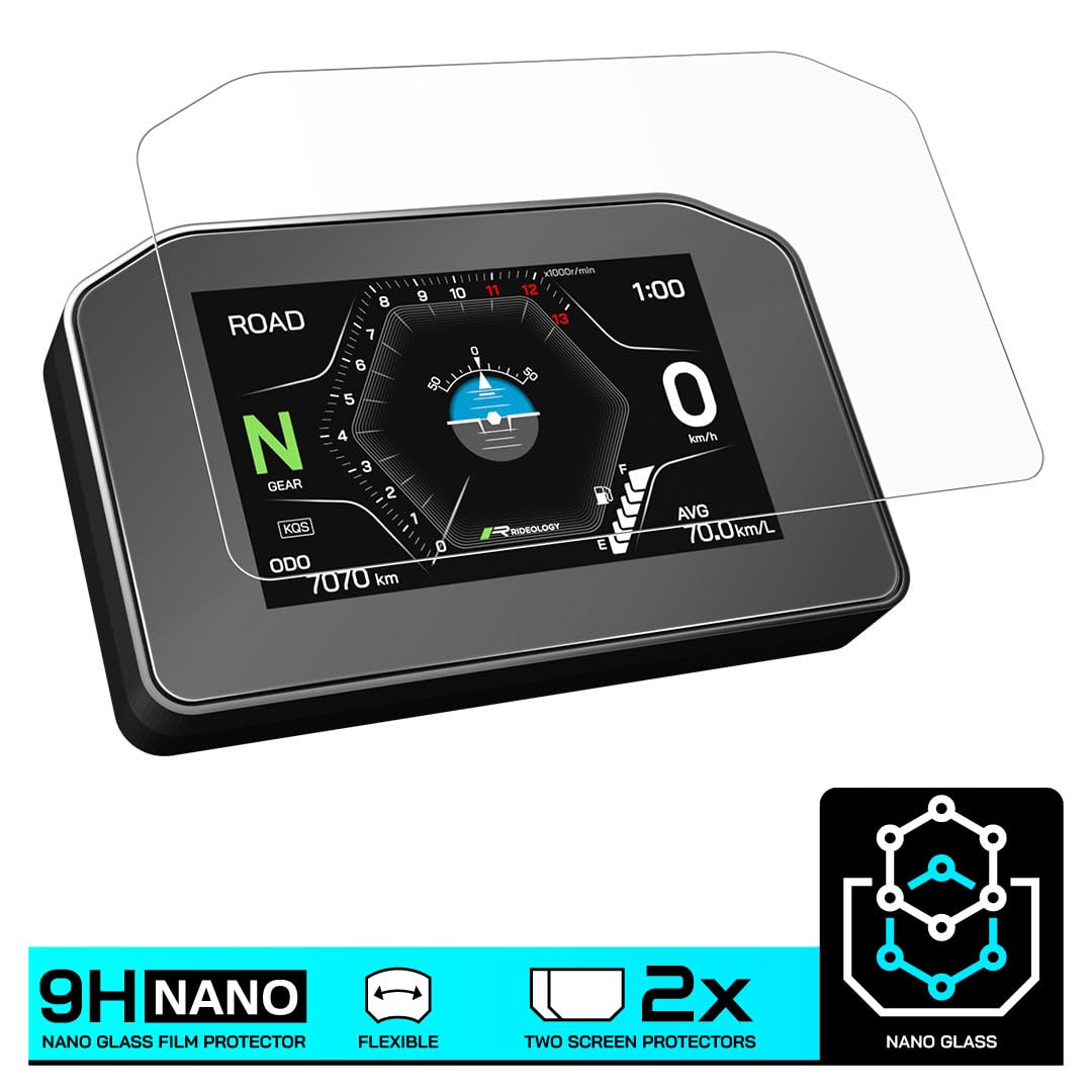 Speedo Angels NANO GLASS osłona ekranu deski rozdzielczej kompatybilna z KAWASAKI Z900 (2025-) x 2