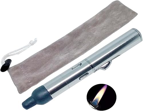 Encendedores de antorcha de butano encendedores de tubería FengFang portátil de metal todo en uno encendedor inflable desmontable incorporado