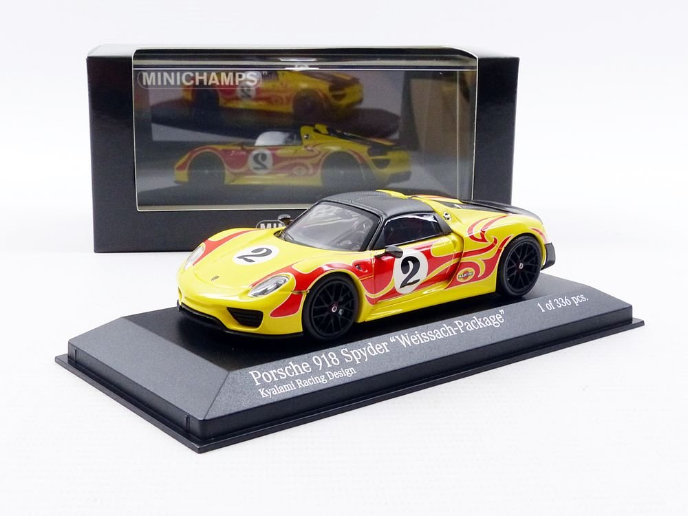 Amazon.co.jp: ☆ ミニチャンプス 1/43 ポルシェ 918 スパイダー