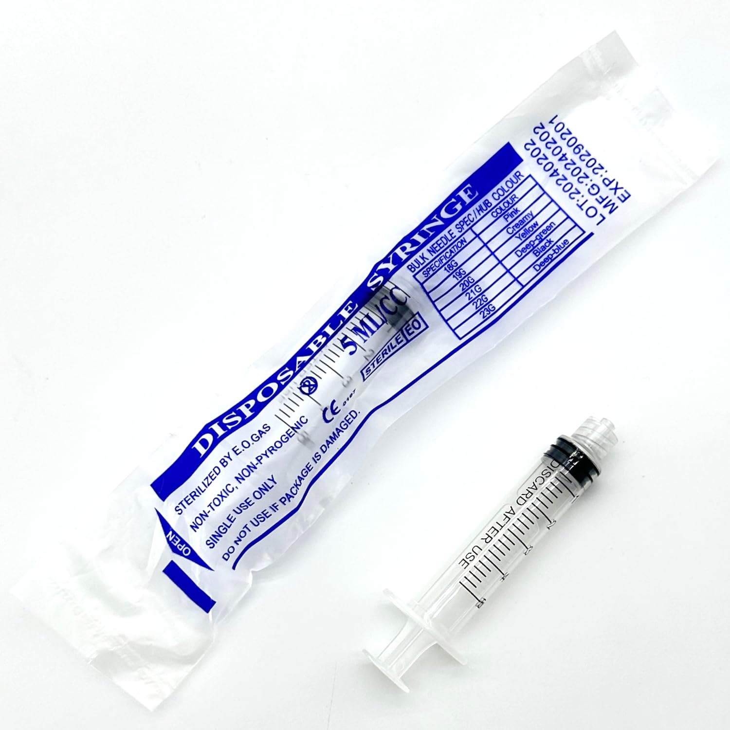 3mL Luer Lock Syringes (No Needle) - 100-Count Bagged, Sterile & Individually Sealed — Amazon image 7