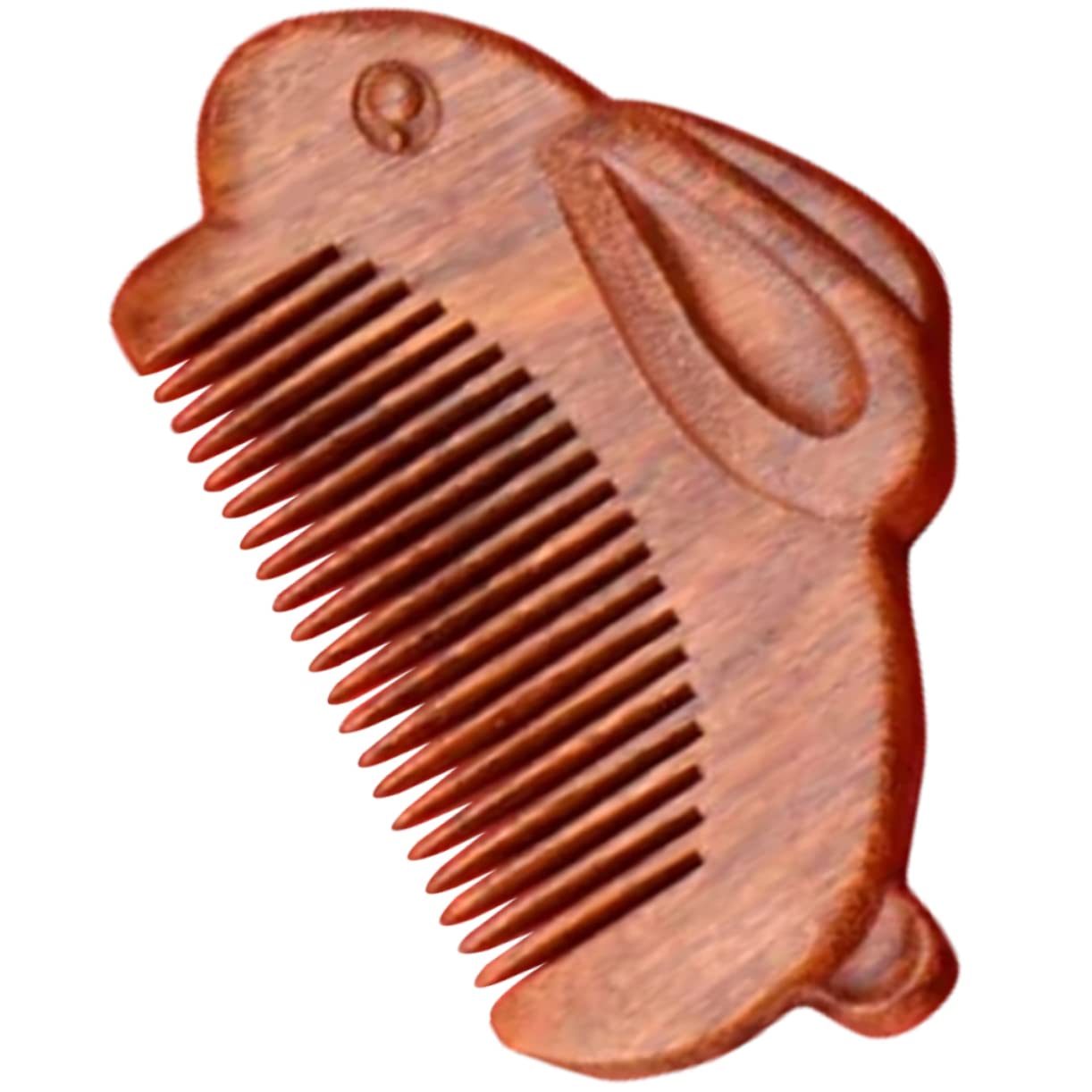 minkissy 4piezas Peine De Madera De Sándalo Para Mujeres Diseño De Conejo Peine Antiestático Para Cuidado Profesional Del Cabello Para Cabello Húmedo y Seco Resistente y Duradero
