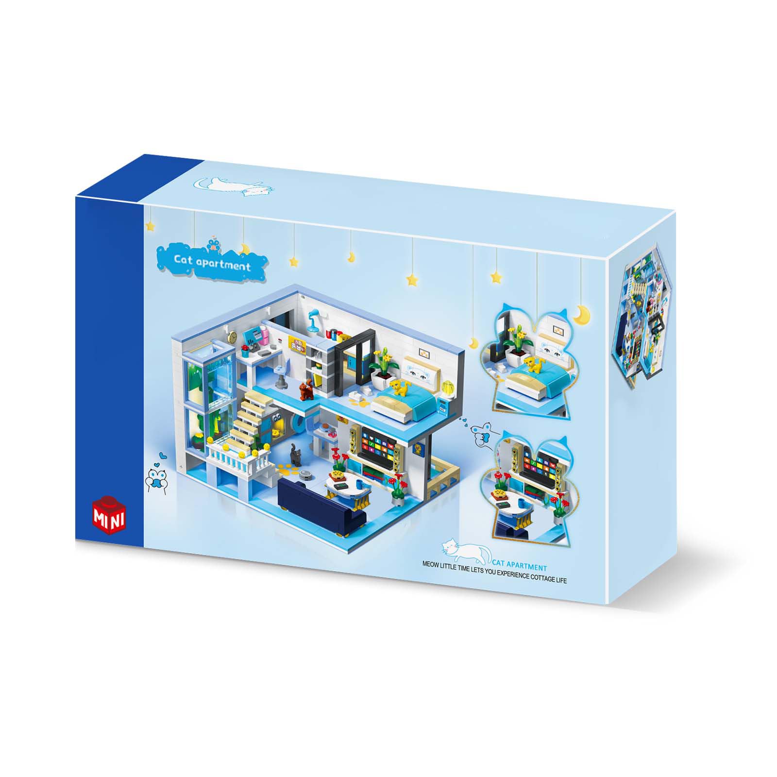 Juguete de Bloques de Construcción, Kit Mini Bloques la Casa los Amigos, Juego Bloques Modulares la Casa Dibujos Animados, Regalo Juguete Educativo para Niños Adolescentes 8+, 1235 Piezas