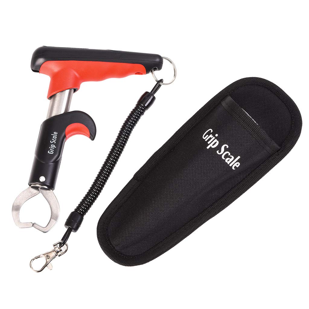 Digital Fish Lip Grabber Fishing Plier Grip with Scale Weight 25kg/55lb Fish Lip Grip Scale Fish Control Tool
