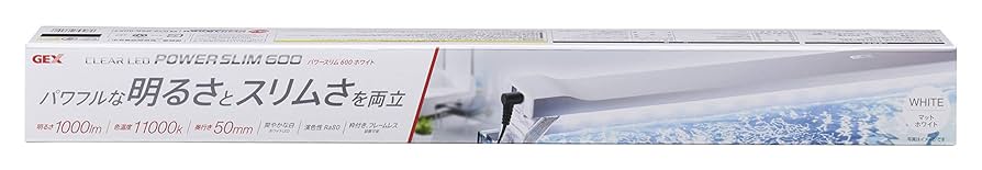 GEX ジェックス クリアLEDパワースリム 600 ホワイト　　4本セット Amazon | ジェックス GEX クリアLED POWER SLIM 明るさ1,000lm