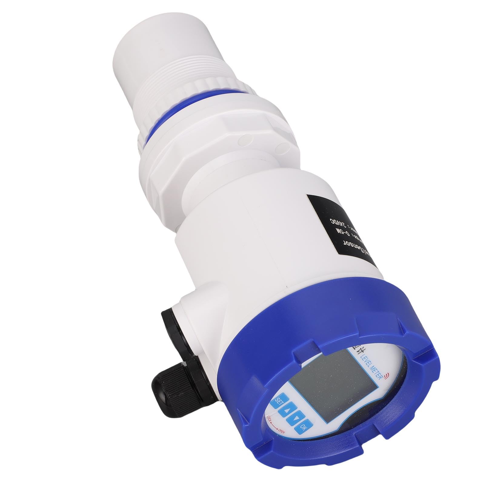 Sensor de Nivel de líquido SustVita con medición de 0-5 m y señal de 4 a 20 mA, Sensor ultrasónico de Nivel de Agua IP67 para medición de Nivel, Volumen y Peso en minería